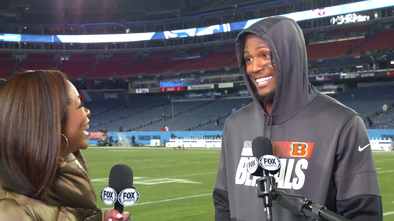 'It's a great win, but it's on to the next' — Tee Higgins on the Bengals' upset win over the Titans
