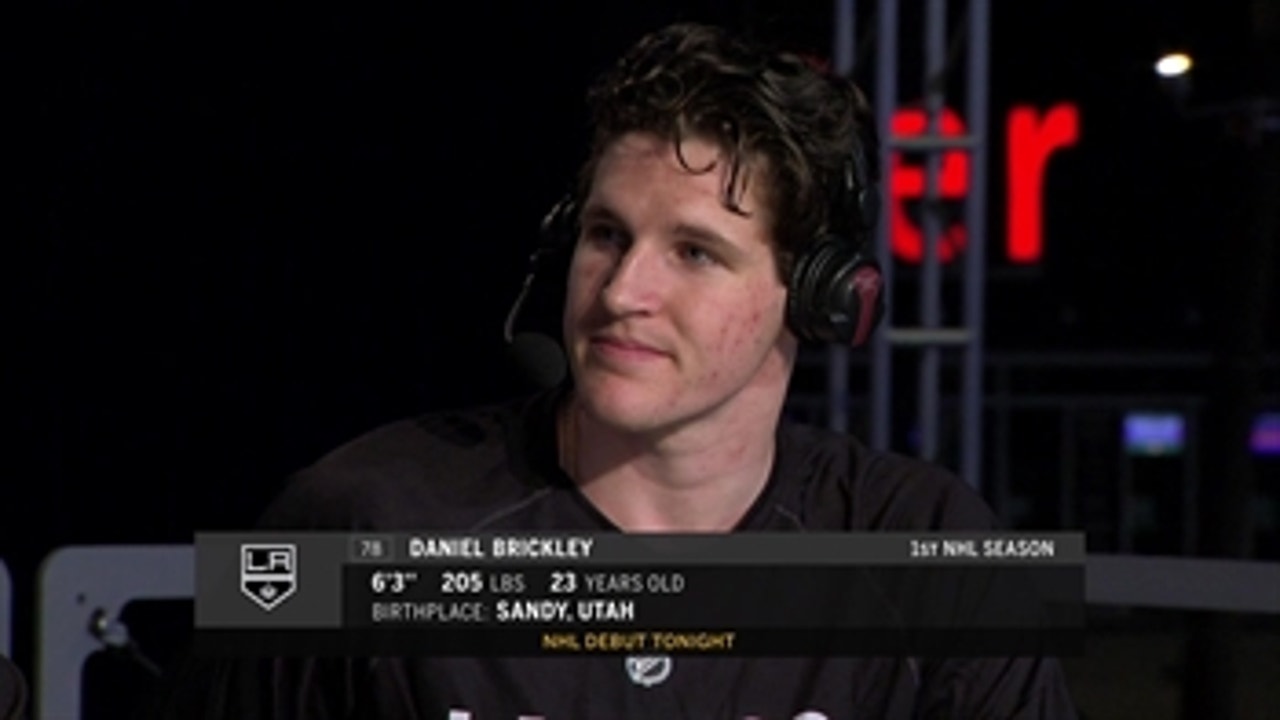 Daniel Brickley reflects on NHL debut