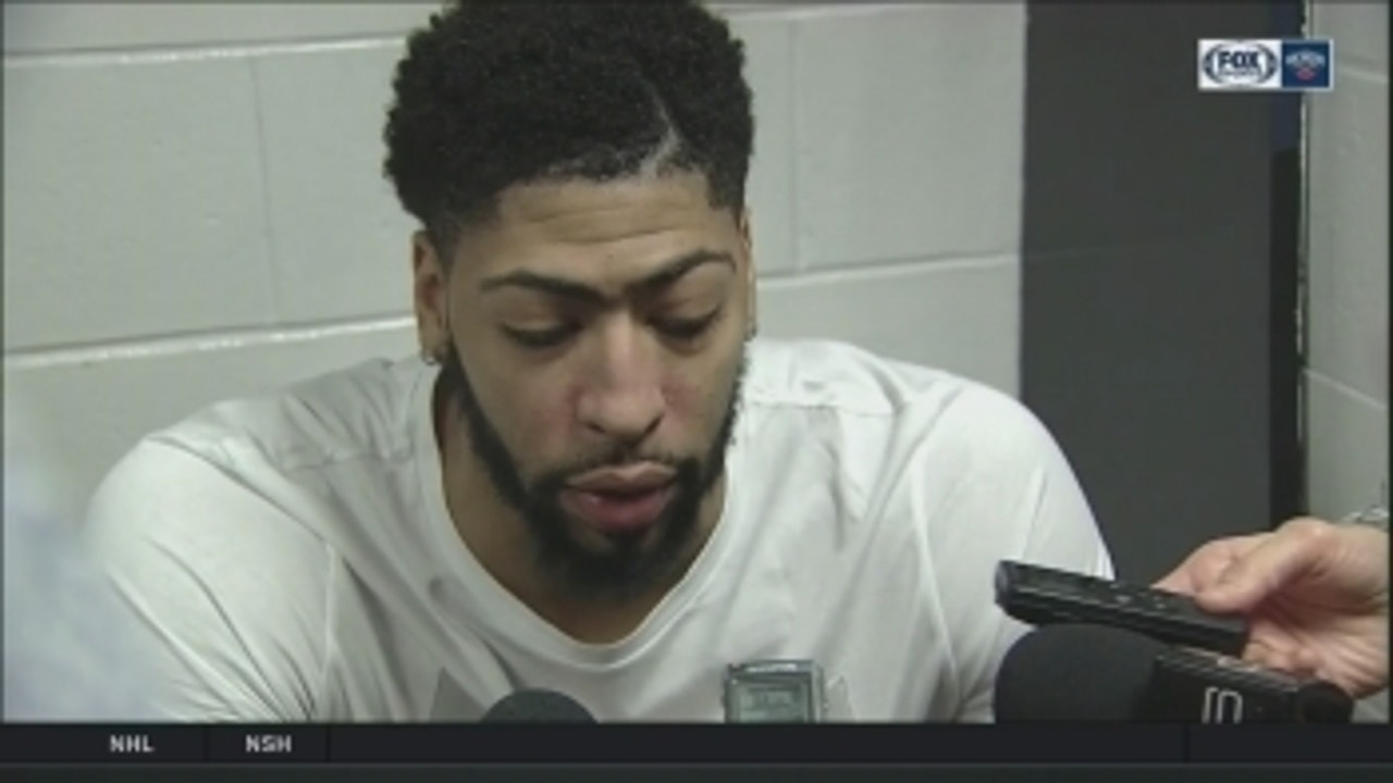 Anthony Davis: 'Great win for us'