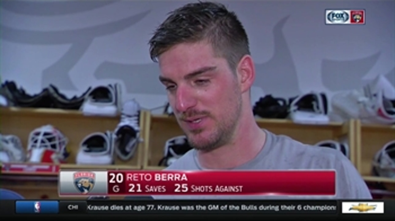 Reto Berra: 'I have to be better'