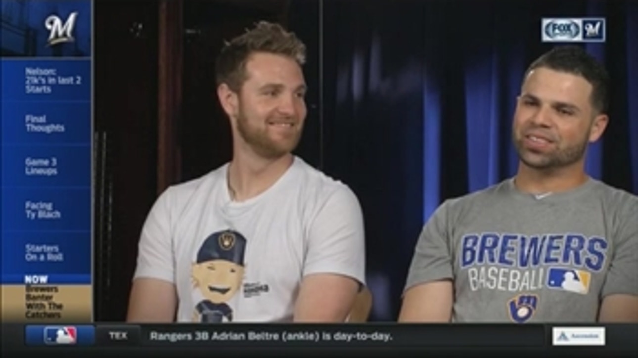 Brewers Banter: 'Catching up' with Jett Bandy and Manny Pina