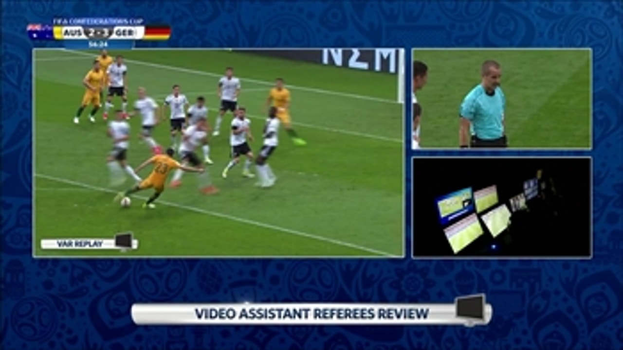 Juric goal makes it 3-2 for Australia after VAR review ' 2017 FIFA Confederations Cup Highlights