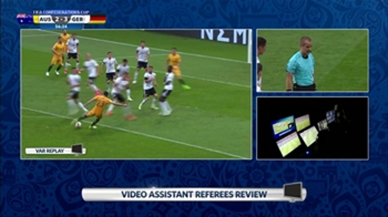 Juric goal makes it 3-2 for Australia after VAR review | 2017 FIFA Confederations Cup Highlights
