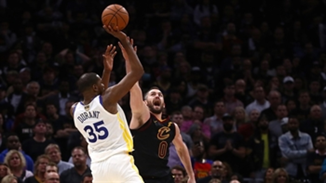 Cris Carter grades Kevin Durant's Game-3 night in Golden State's win over LeBron's Cavs