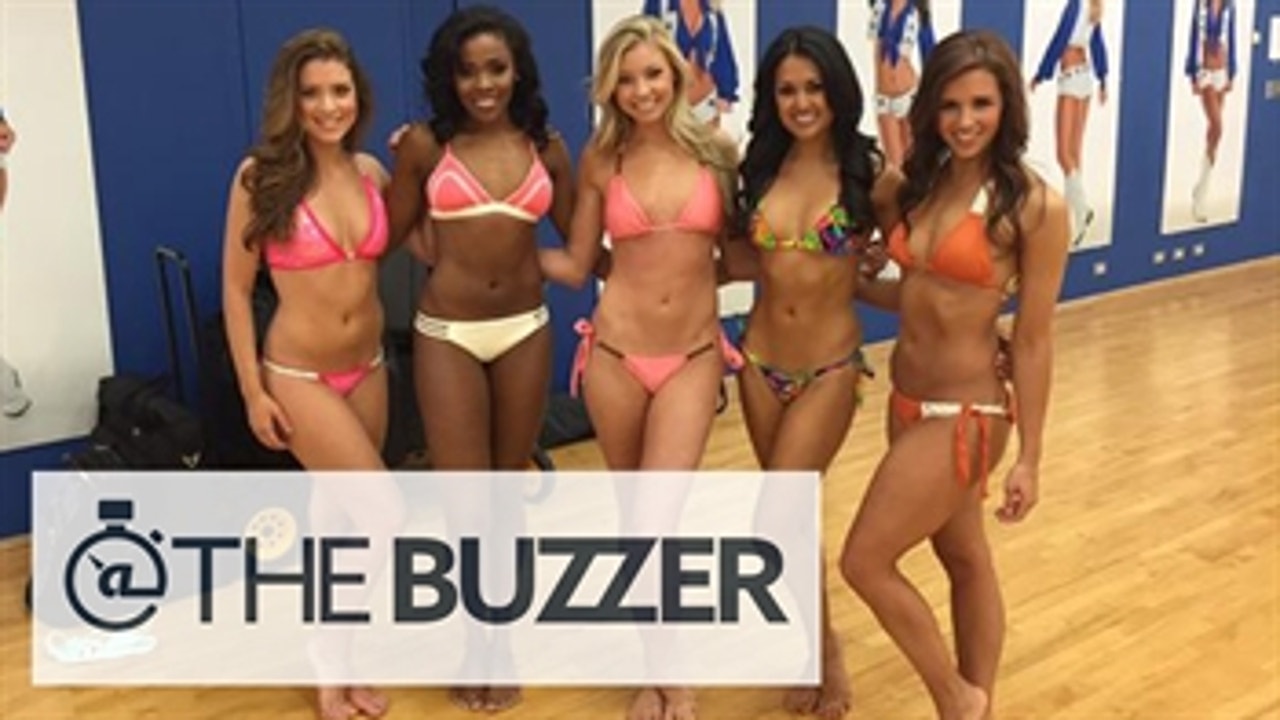 Dallas Cowboys cheerleaders have bikini-fitting day...because of course they do
