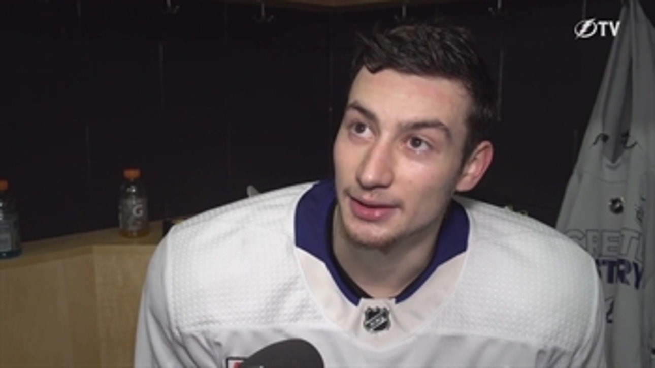 Anthony Cirelli on the playoffs: 'There's a lot of work ahead of us'