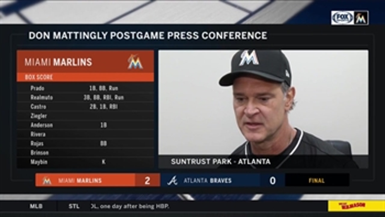 Don Mattingly on how the Marlins shut down the Braves