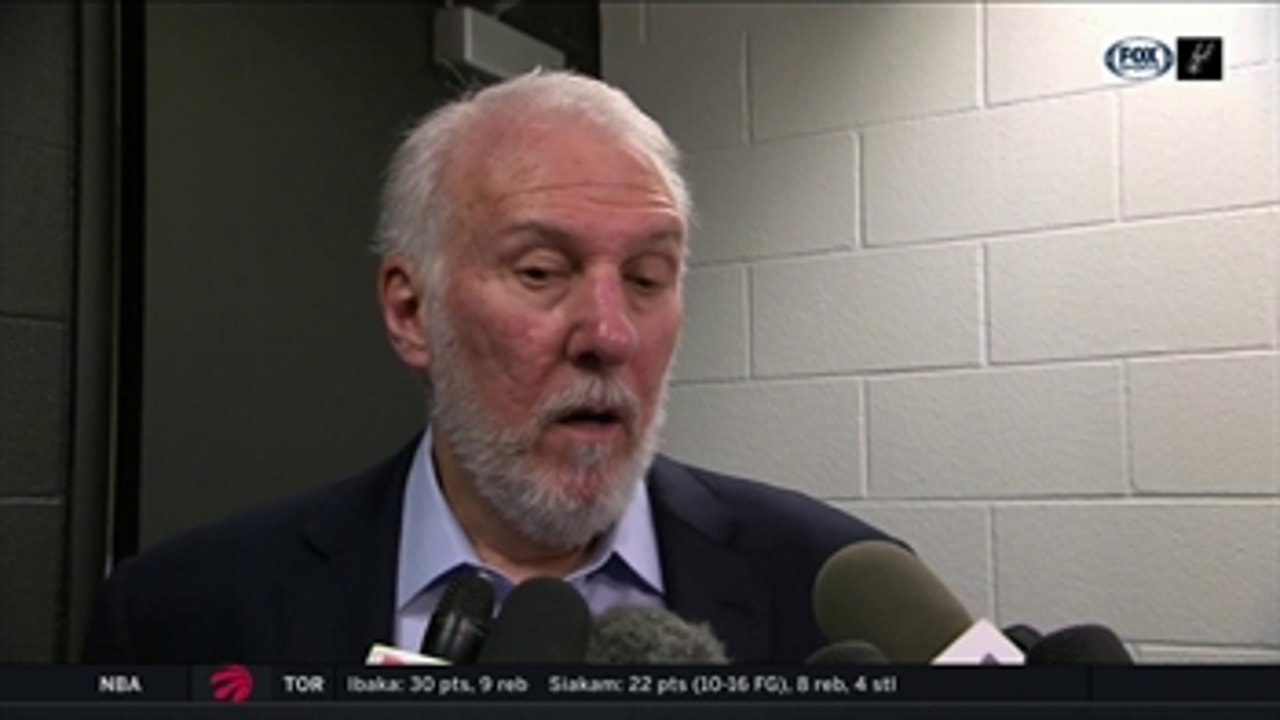 Gregg Popovich: 'He's a really good player and he loves those moments'