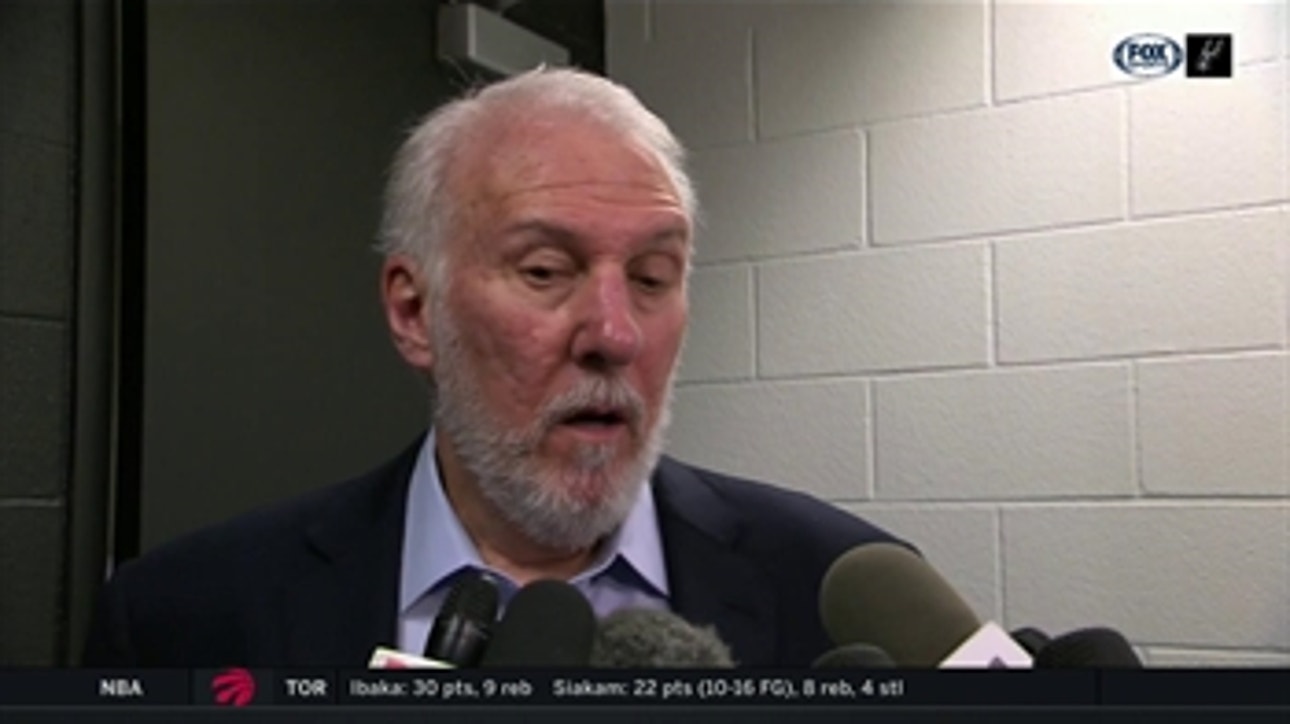 Gregg Popovich: 'He's a really good player and he loves those moments'
