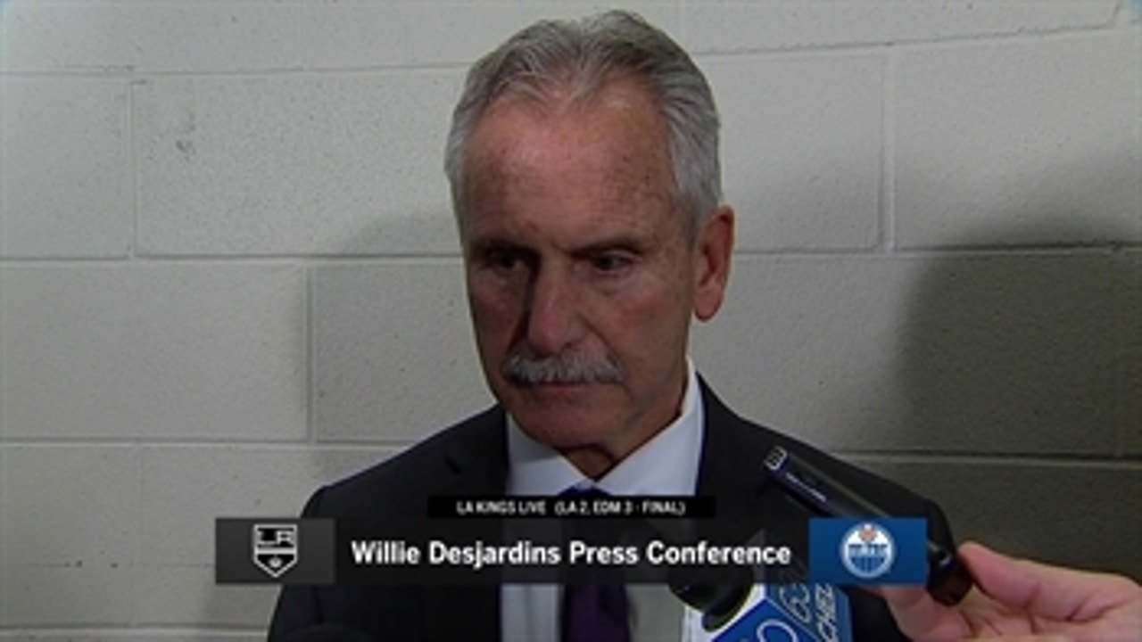 Willie Desjardins: 'Jonathan Quick is one of the best in the league'