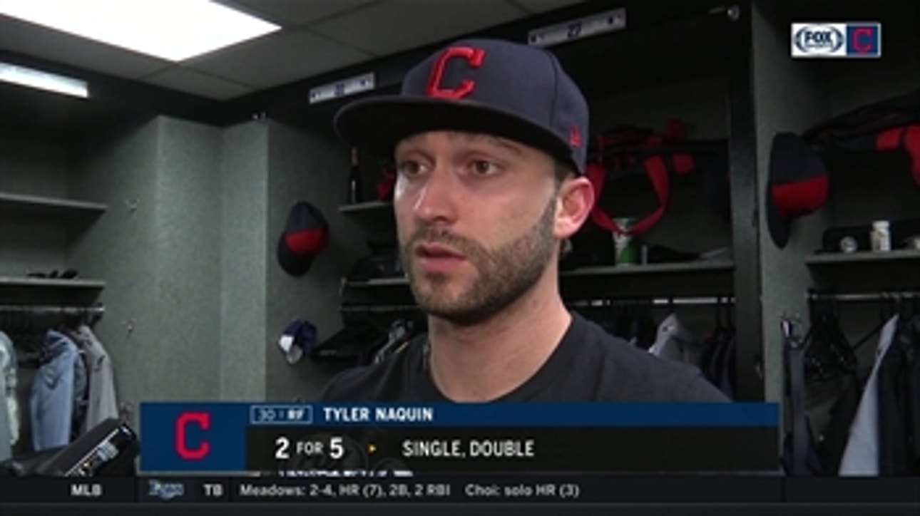 The more Tyler Naquin plays, the better he feels