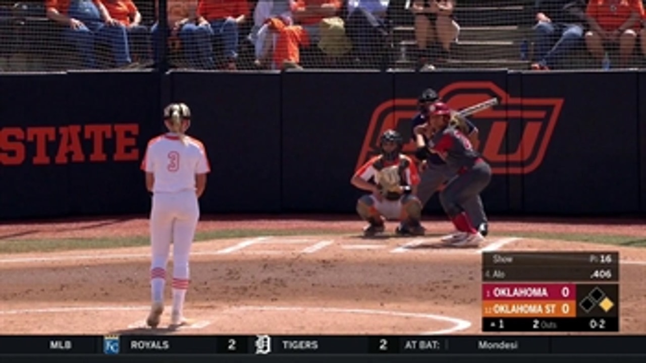 HIGHLIGHTS: Sooners Softball Jumps out in Front with Back-to-back HRs