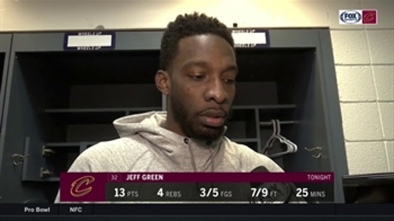 Jeff Green on close loss to Milwaukee: 'We kept fighting'