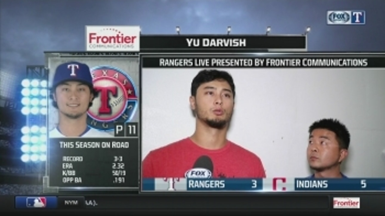 Yu Darvish on disappointing loss to Indians