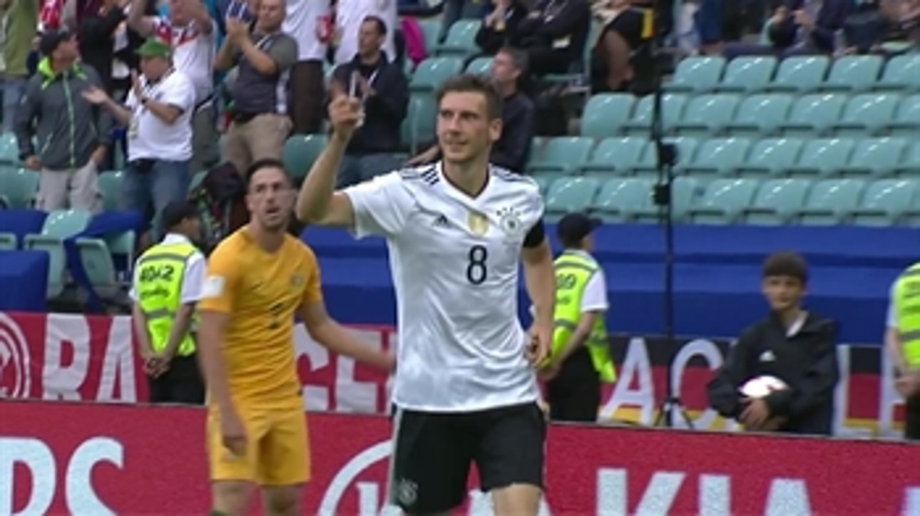 Leon Goretzka nets Germany's third goal vs. Australia ' 2017 FIFA Confederations Cup Highlights