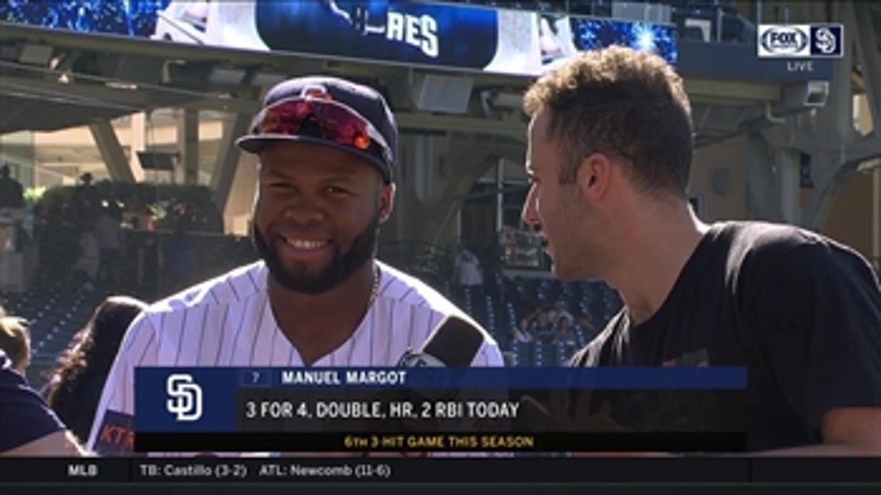 Manuel Margot goes 3-for-4 in Padres' win over Mariners