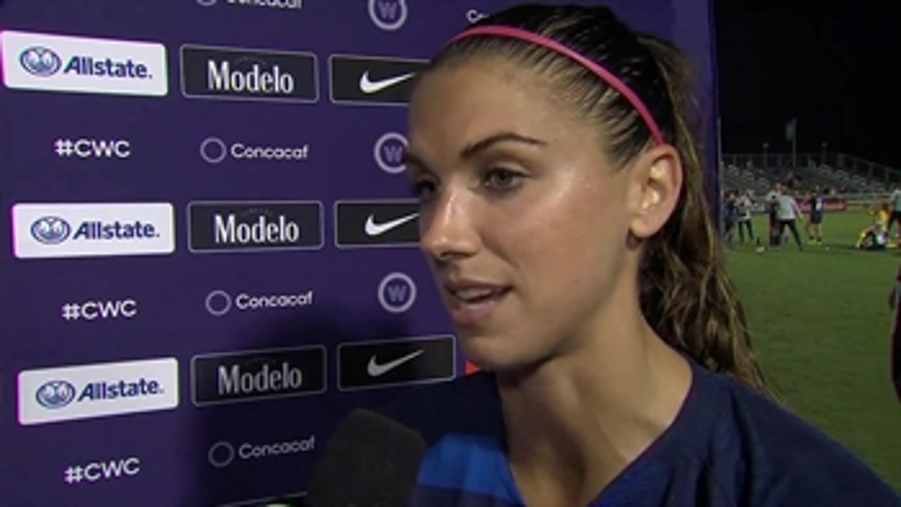 Alex Morgan on FIFA Women's World Cup qualifying win: "We've been looking forward to this for two years."