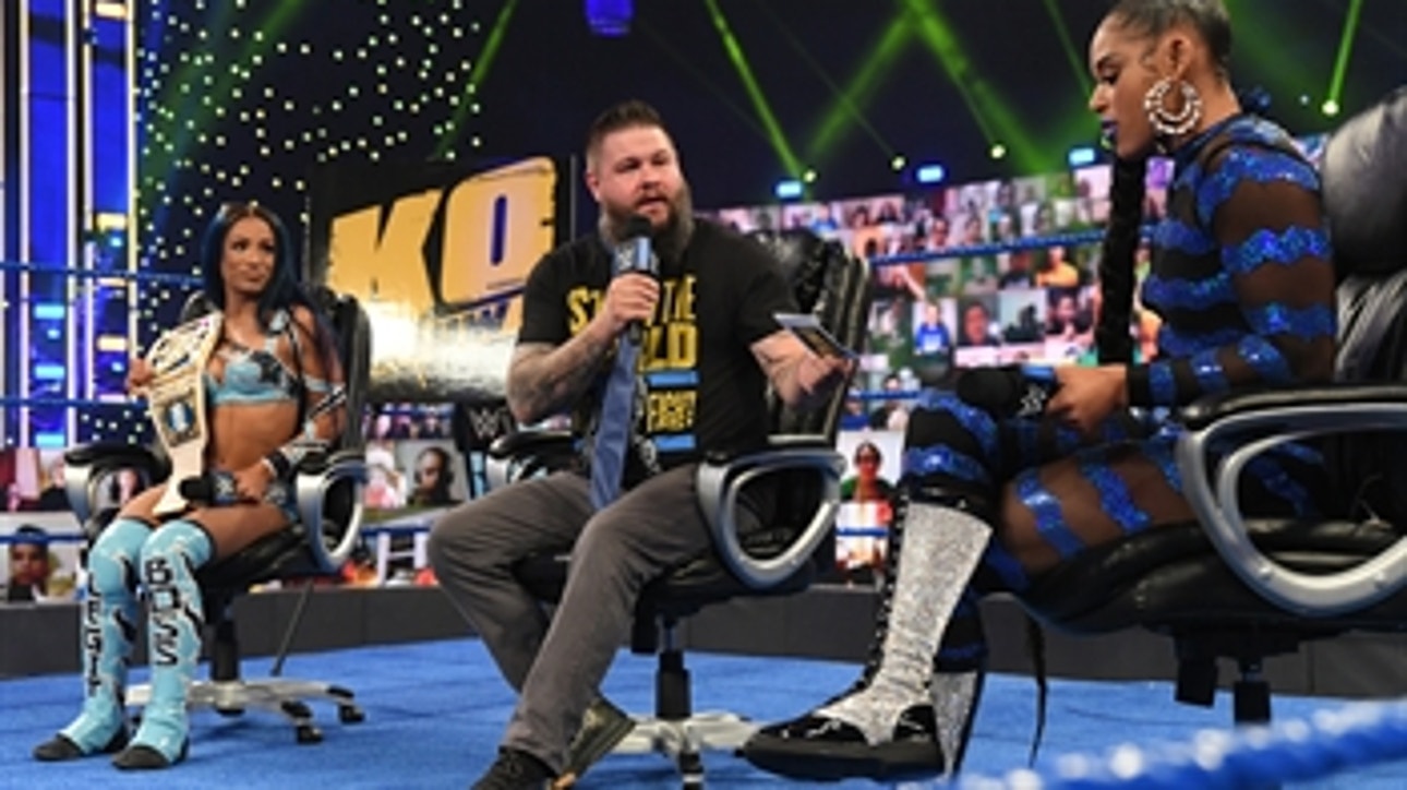 "The Kevin Owens Show" welcomes Sasha Banks and Bianca Belair: SmackDown, March 12, 2021