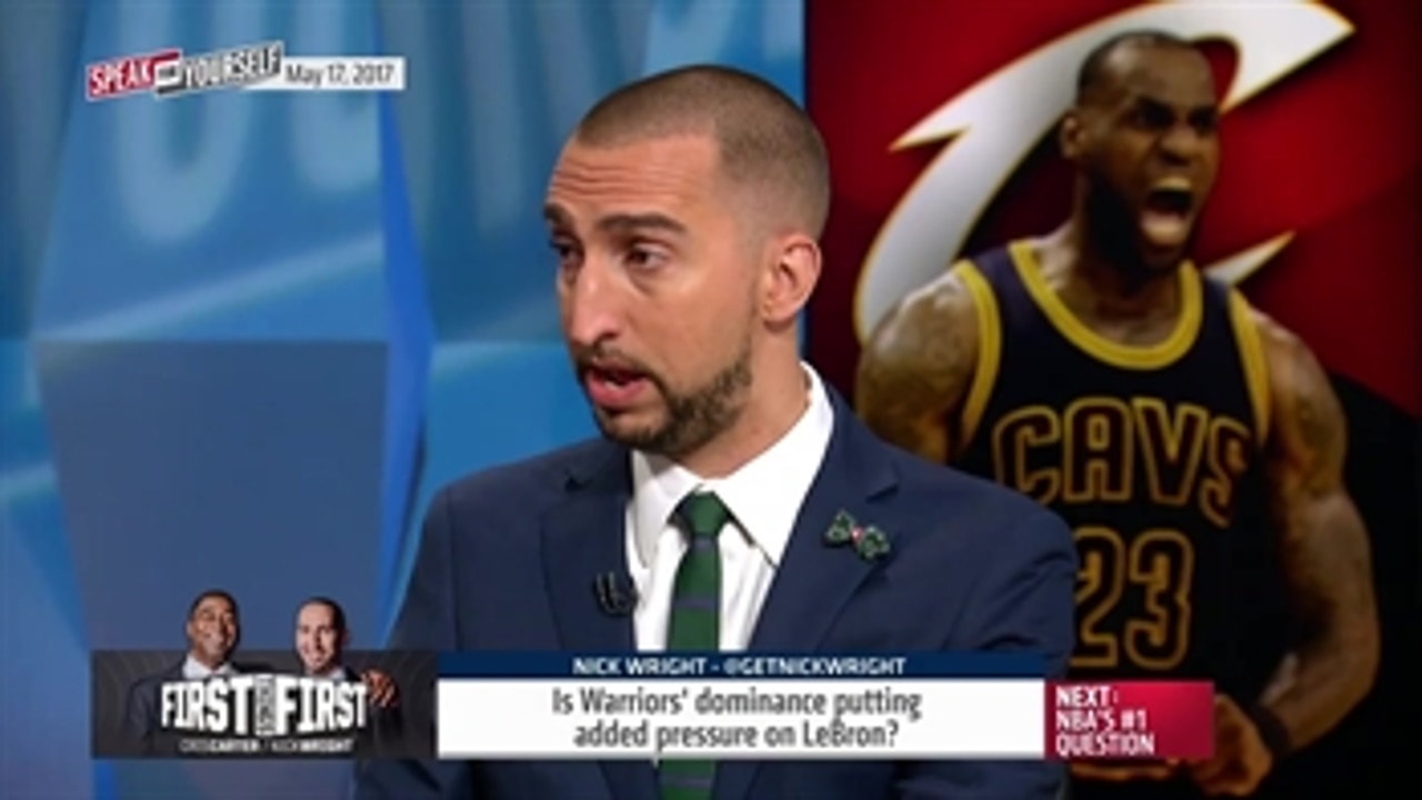 Warriors dominance is putting pressure on LeBron - True or false? ' SPEAK FOR YOURSELF