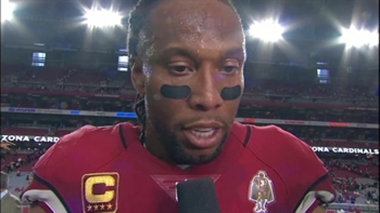 Larry Fitzgerald reflects on the Cardinals' come-from-behind victory over the 49ers