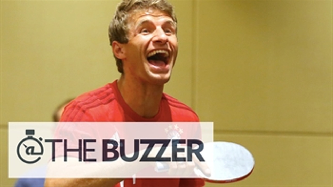 Thomas Muller's impression of Cristiano Ronaldo is hilarious