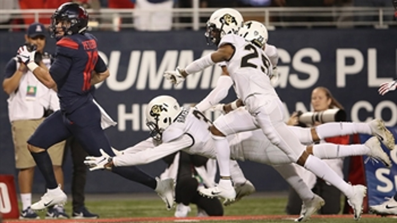 Arizona tops Colorado in 42-34 track meet