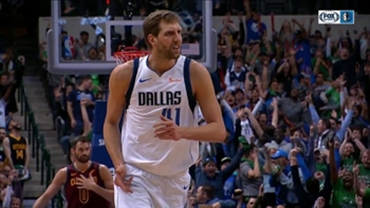 Dirk comes within Four Points of Wilt Chamberlain, Mavs Beat Cleveland