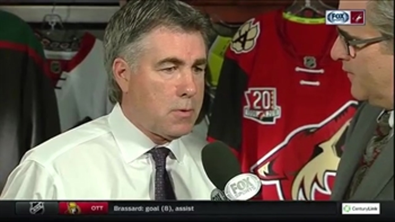 Dave Tippett: 'We expect better' of our leaders