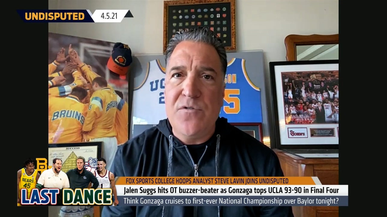 Steve Lavin makes Baylor vs. Gonzaga prediction, breaks down Jalen Suggs' shot I NCAA I UNDISPUTED