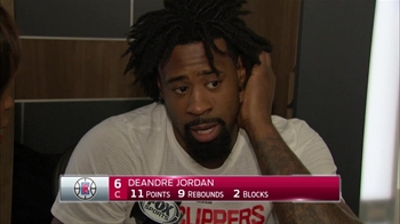 DeAndre Jordan played above the rim all night against the Spurs