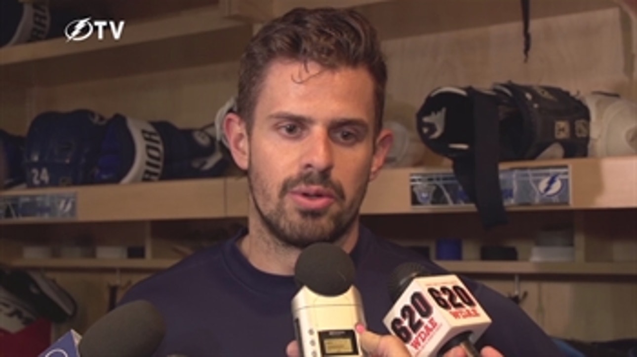 Alex Killorn says Lightning may have come into Game 1 too relaxed
