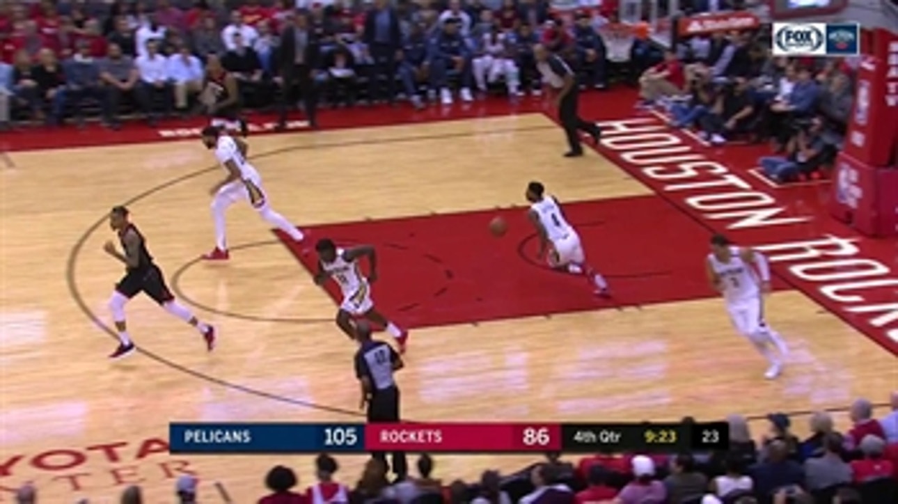 HIGHLIGHTS: Elfrid Payton to Anthony Davis Ally-Oop ' New Orleans Pelicans at Houston Rockets