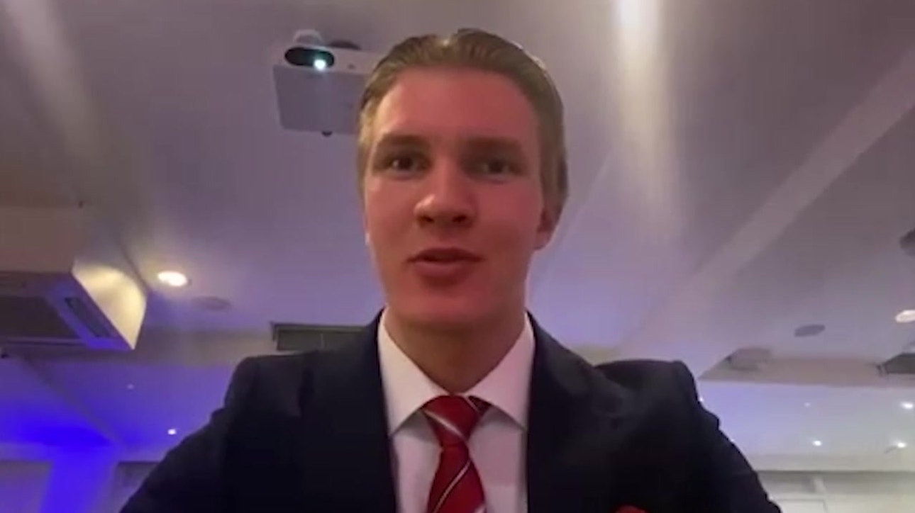 12th overall pick Anton Lundell on being selected by Panthers