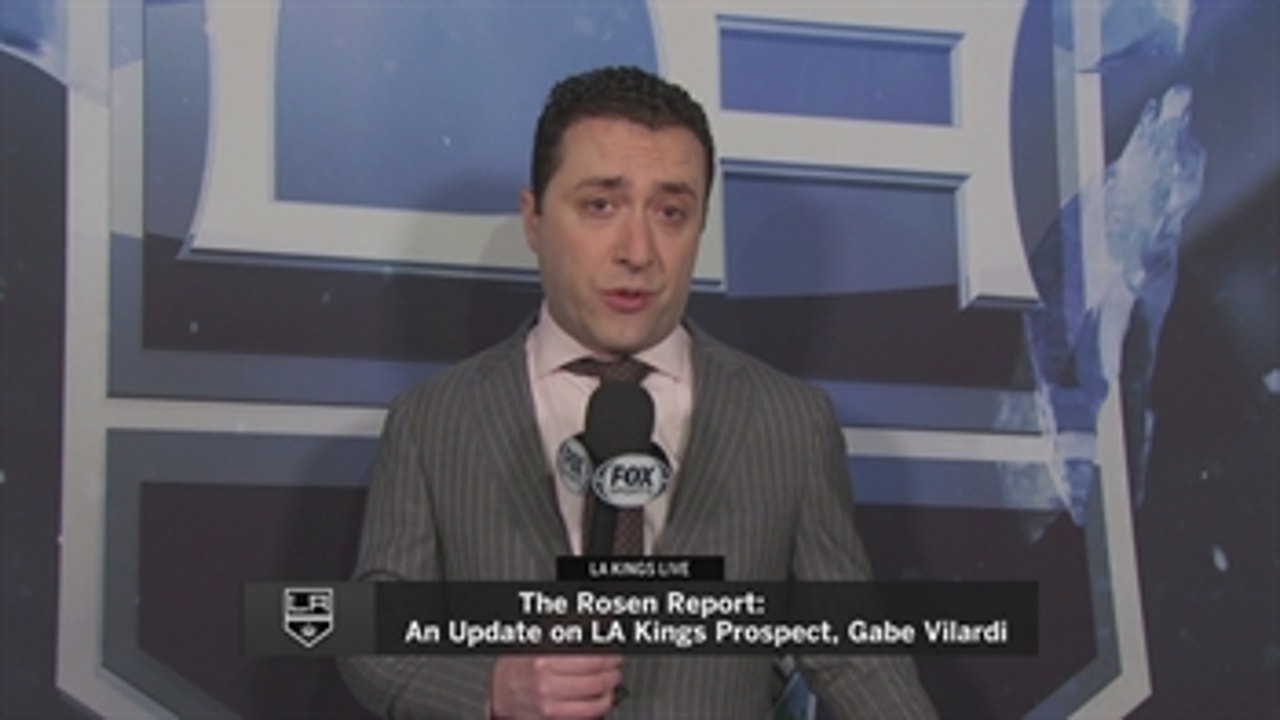 LA Kings Live: The Rosen Report talks Gabriel Vilardi