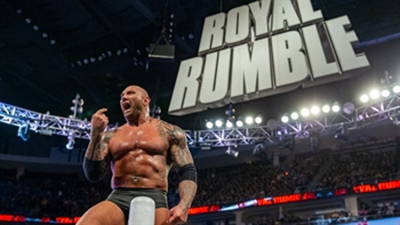 Batista wins the Royal Rumble Match for a second time: Royal Rumble 2014