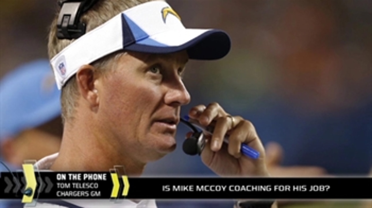 Chargers GM Telesco on McCoy's job security: 'We're behind our whole coaching staff