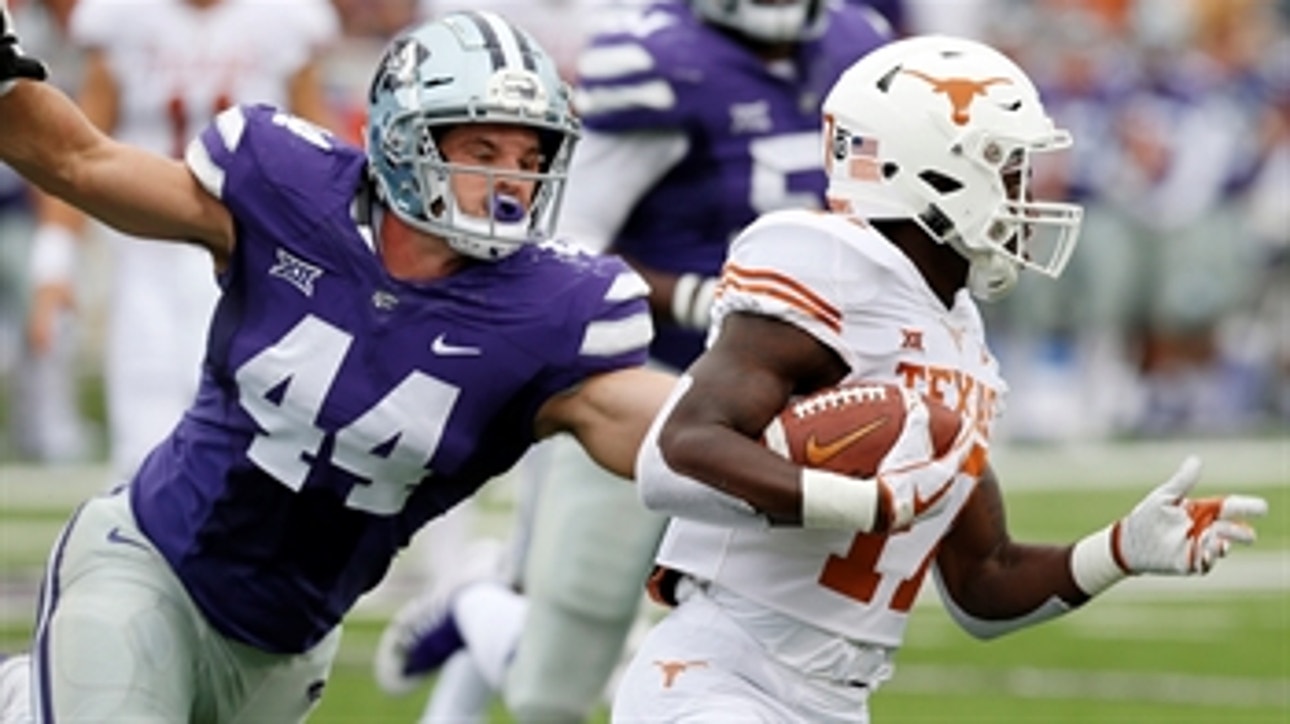 No. 18 Texas holds off late push from Kansas State
