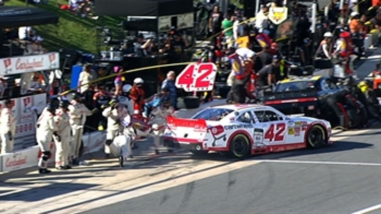 NNS: Kyle Larson's Gas Man Goes for a Ride - Dover 2014