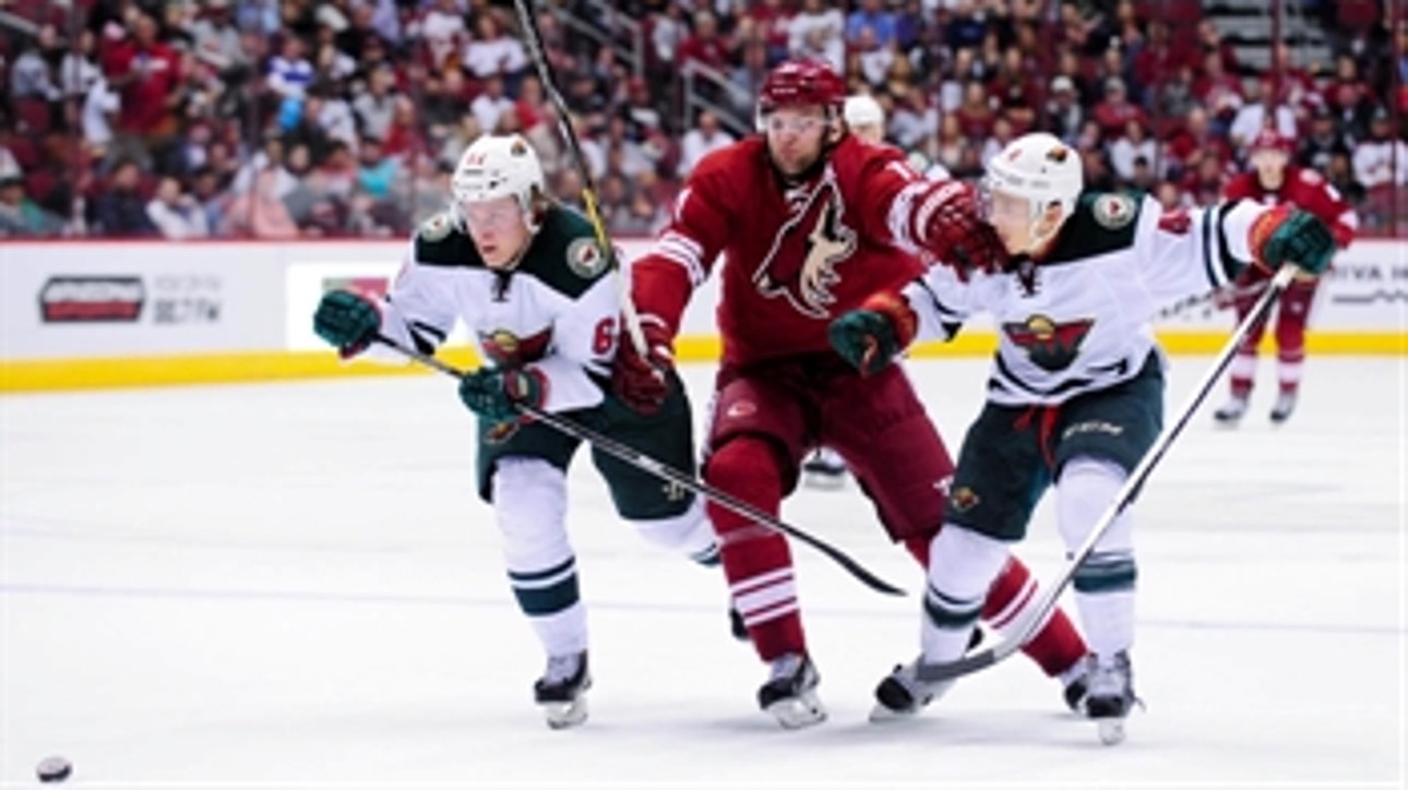 Wild score 3 in the third to top Coyotes