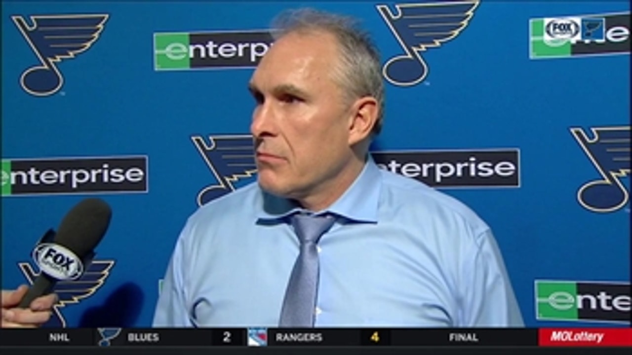 Berube says Blues failed to capitalize on chances against Rangers