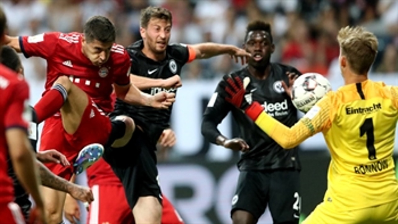 Robert Lewandowski heads back-to-back goals for Bayern Munich | 2018 DFL-Supercup Highlighs