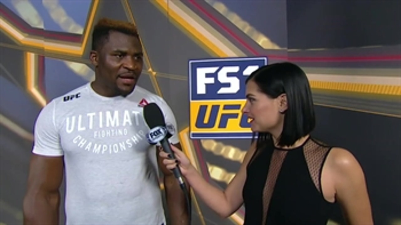Francis Ngannou post-fight interview ' UFC 218