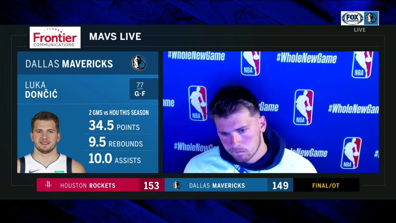 Luka Doncic with his 15th Triple-Double in the loss to Houston