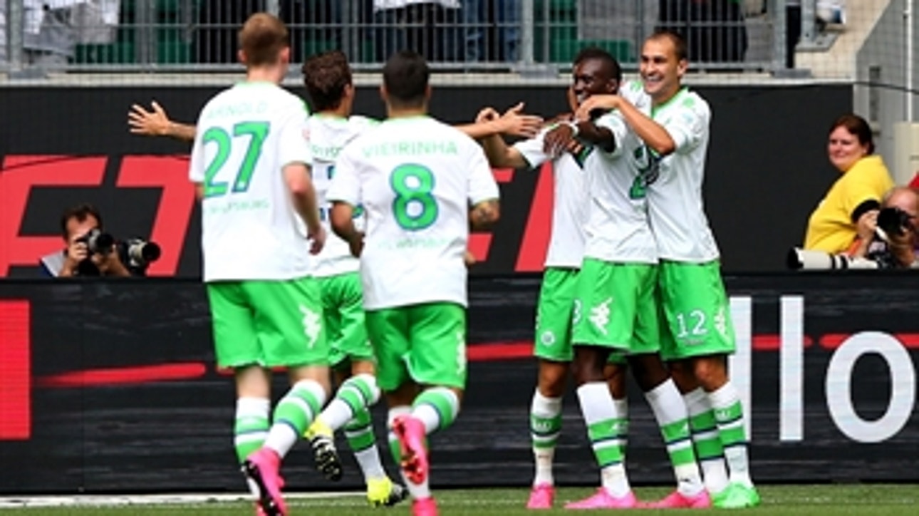 Perisic gives Wolfsburg 1-0 lead against Frankfurt - 2015-16 Bundesliga Highlights