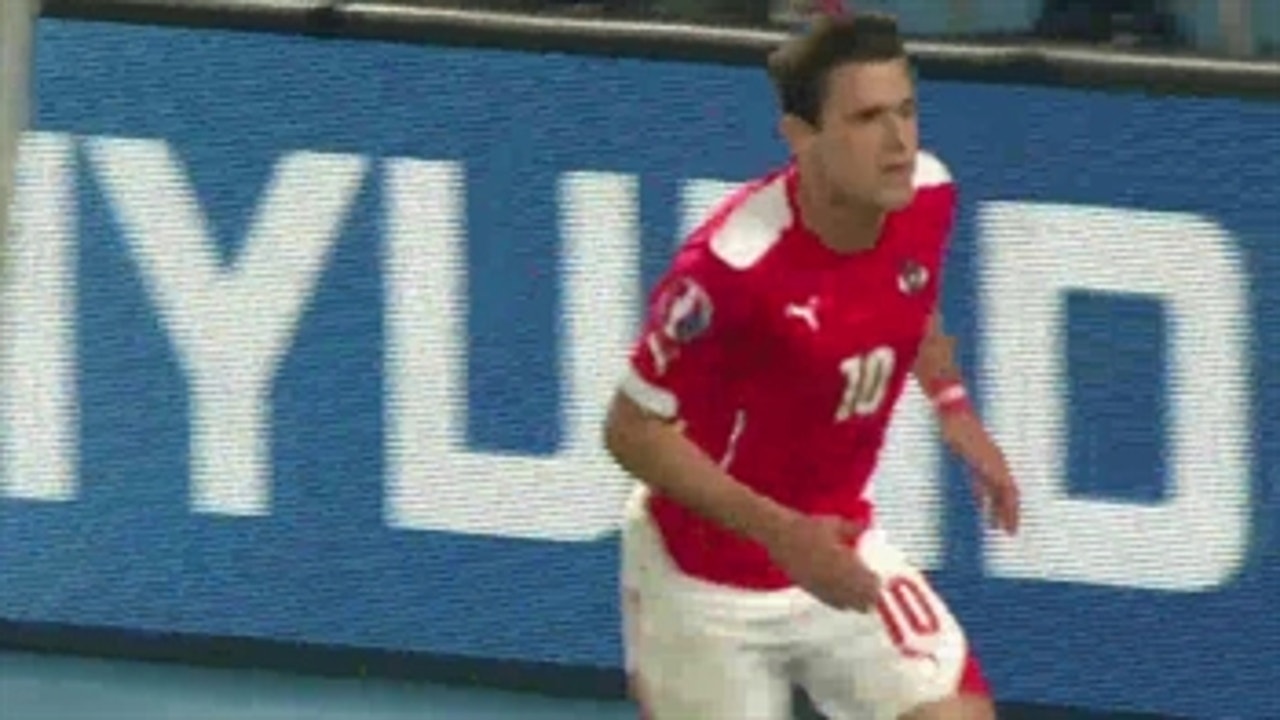 Junuzovic gives Austria 1-0 lead against Moldova - Euro 2016 Qualifiers Highlights