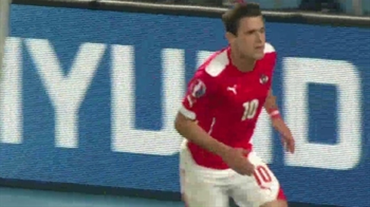 Junuzovic gives Austria 1-0 lead against Moldova - Euro 2016 Qualifiers Highlights