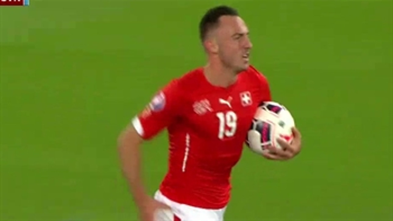 Drmic pulls one back for Switzerland - Euro 2016 Qualifiers Highlights