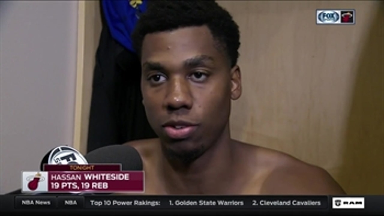 Hassan Whiteside says Heat just need to put loss behind them