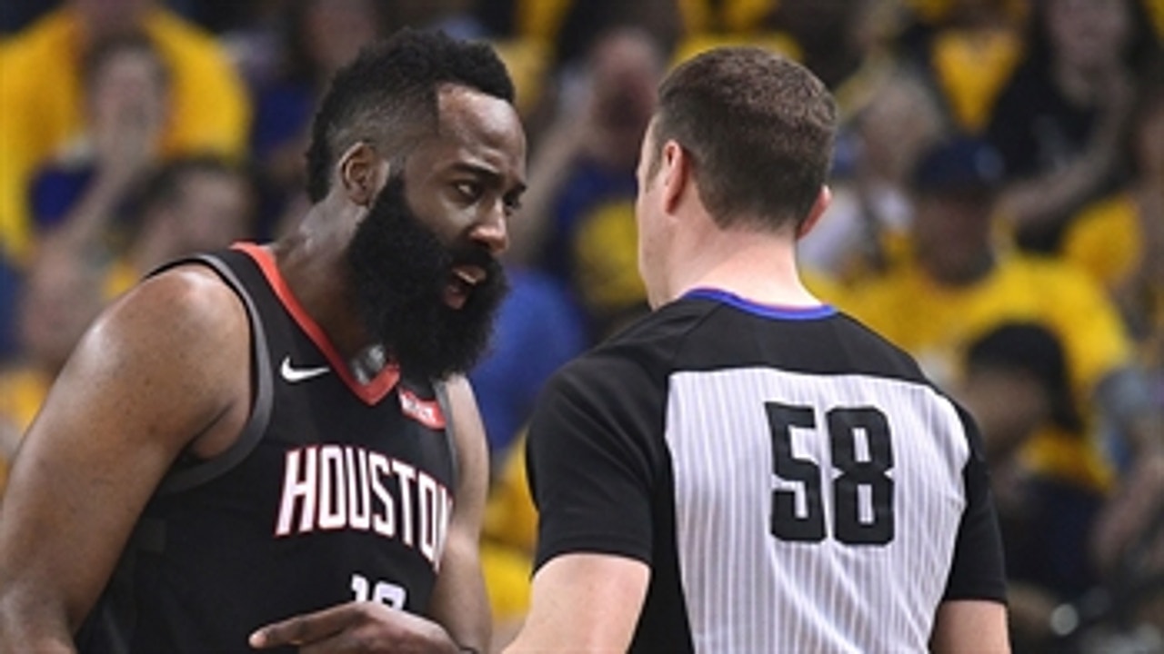 Colin Cowherd applauds NBA referees for not buying into James Harden's 'manipulation'