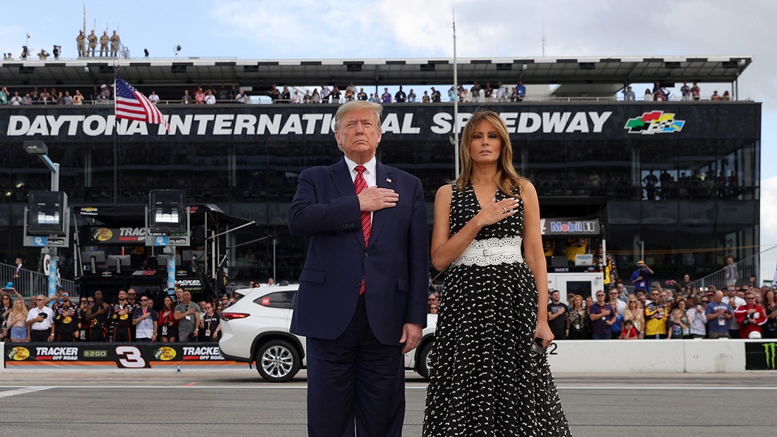 President Donald Trump attends 2020 Daytona 500 as Grand Marshal ' FULL VIDEO